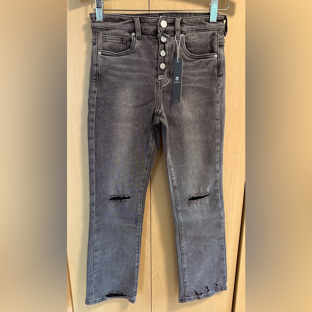 Tractr Straight Leg Slim Fit Crop Jeans - NWT